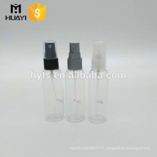 Bouteilles transparentes de 30ml 60ml 120ml 250ml PET avec le pulvérisateur de brume fine